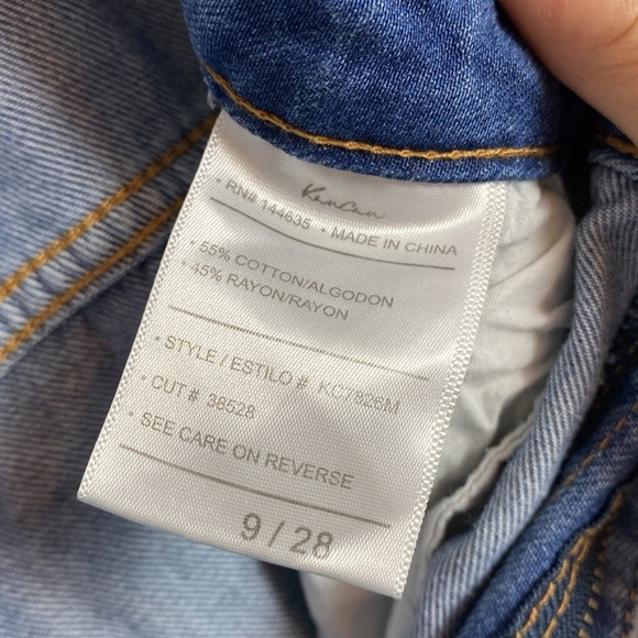 KANCAN Blossom Ultra High Rise Belted Mom Jeans - Picture 14 of 16